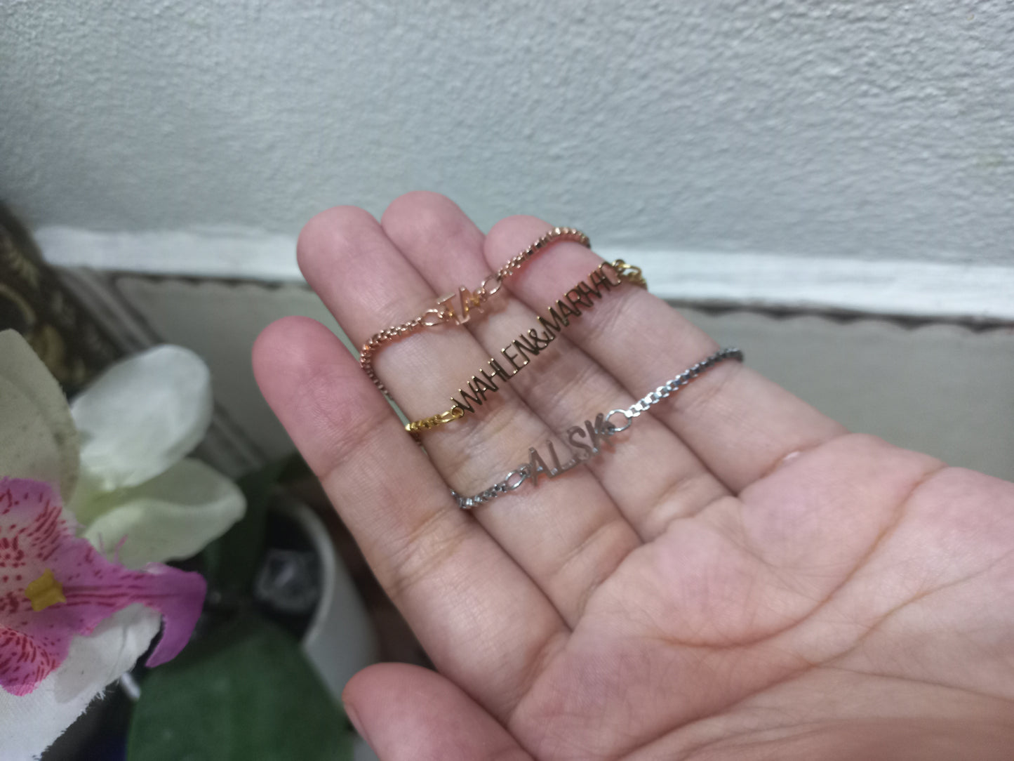Timeless letters bracelet