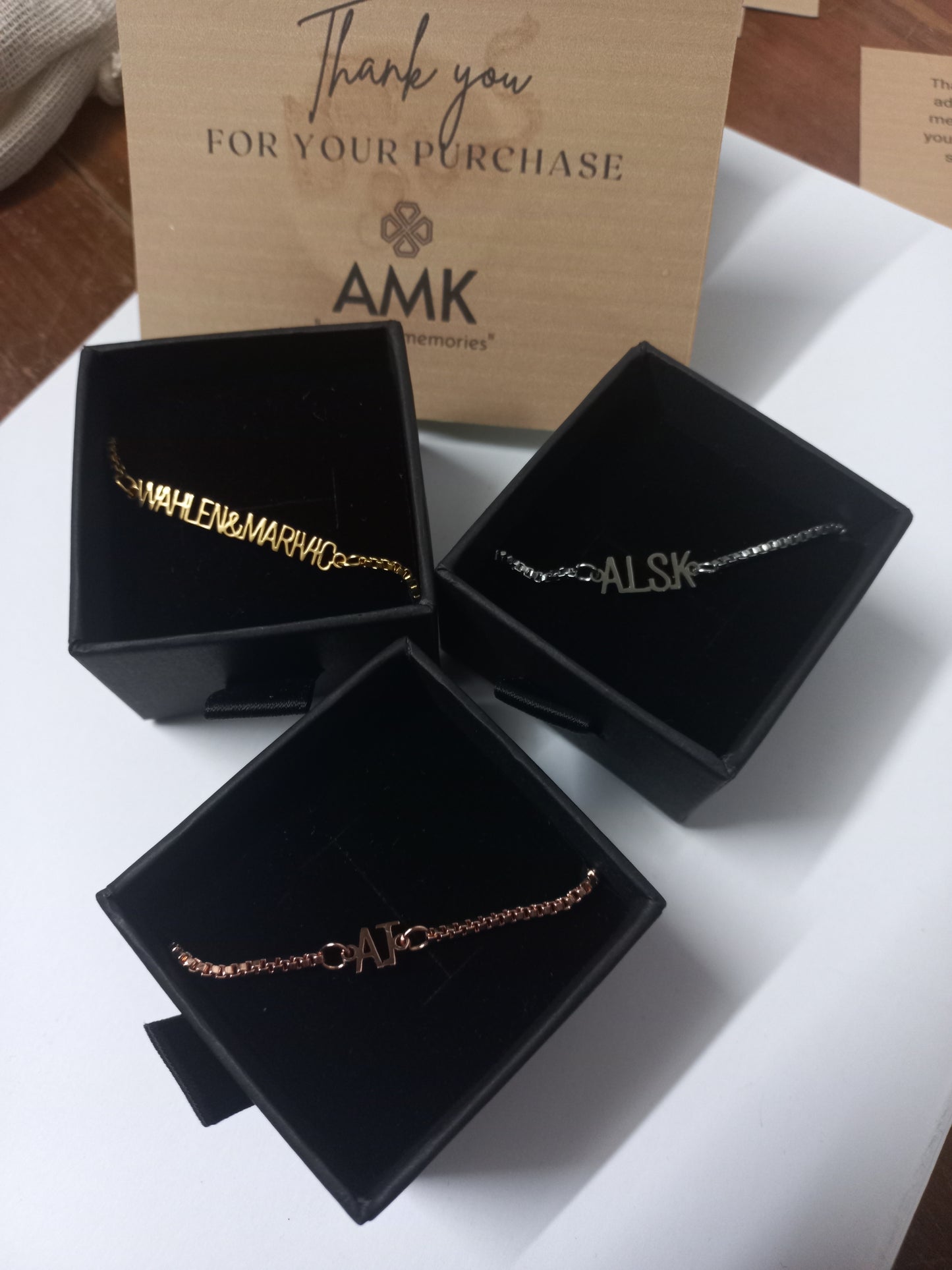 Timeless letters bracelet