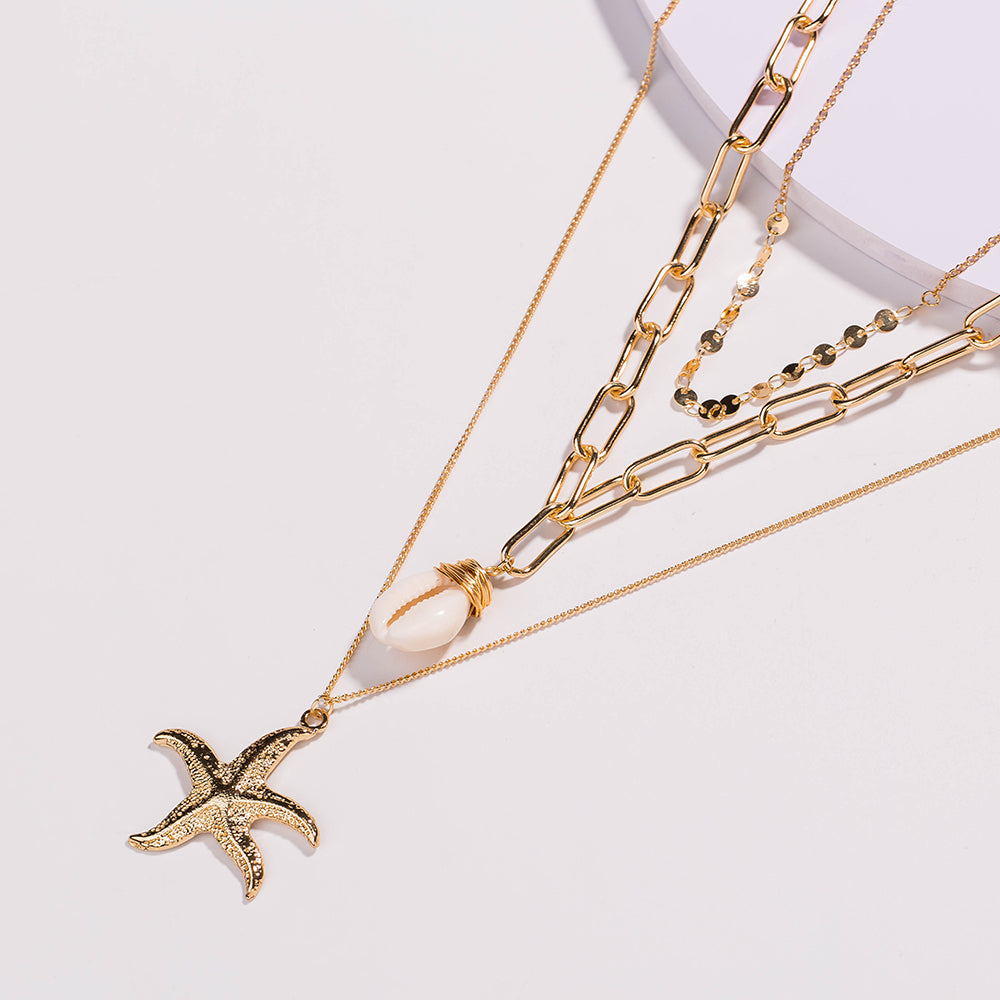 Sea vibes Multi-layer Necklace