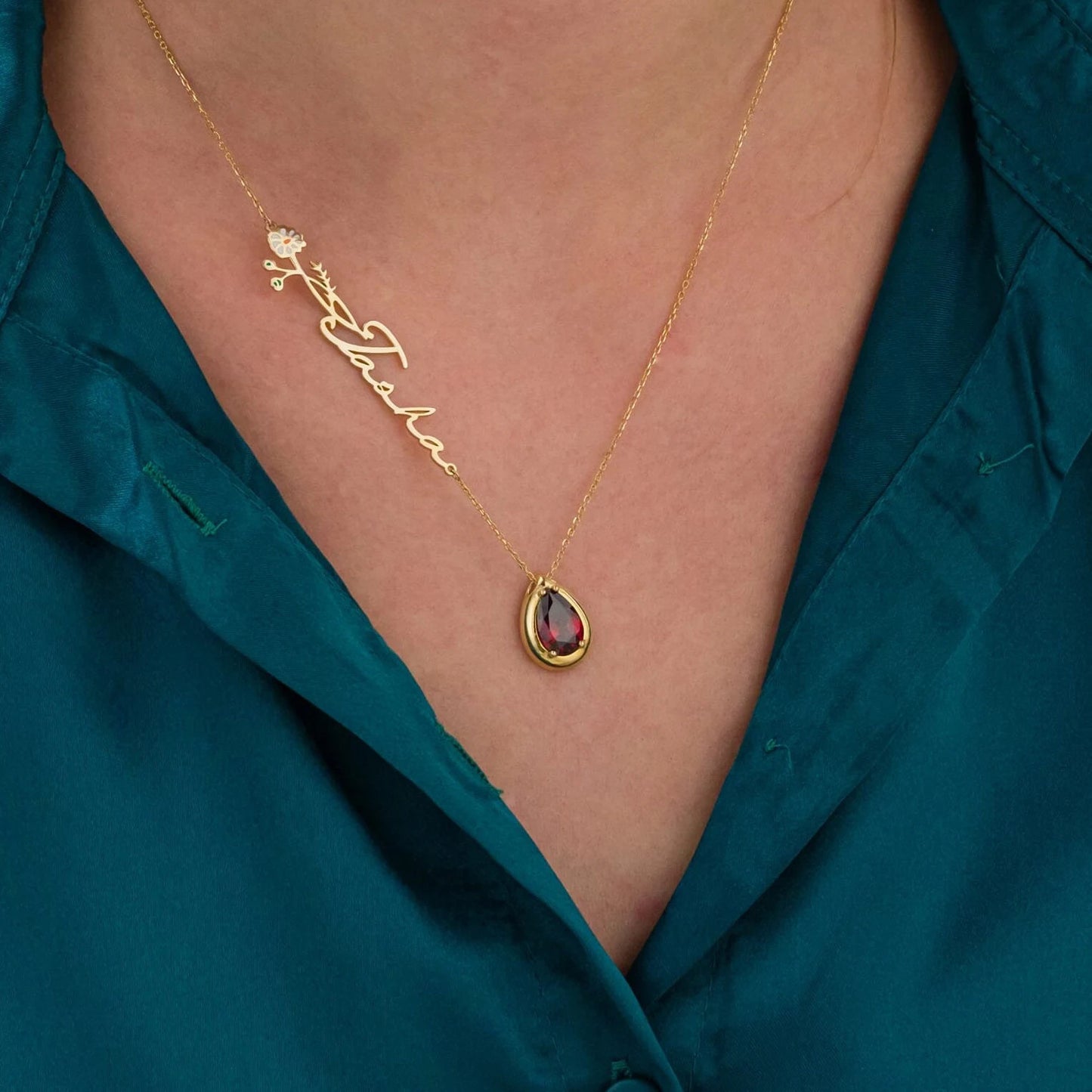 Alexandrite necklace