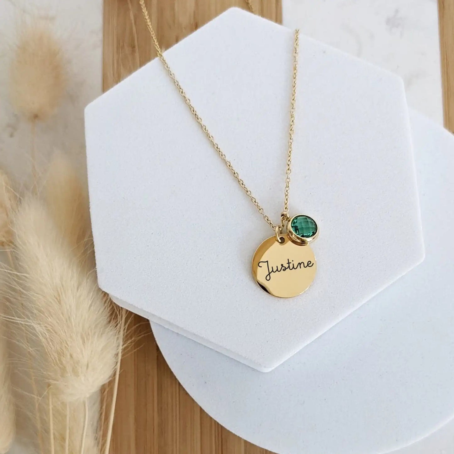 Callisto birthstone necklace