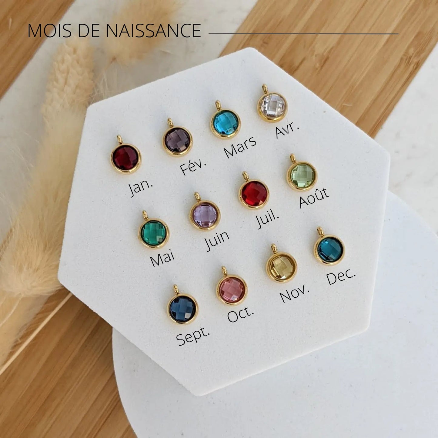 Callisto birthstone necklace